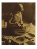 Native American Indian, the Potter (Nampeyo) Hopi Giclee Print by Edward S. Curtis