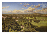 Une vue de Malvern Reproduction procédé giclée par Julius Ehrke