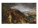 The Crucifixion Giclee Print by Lucas van Valkenborch