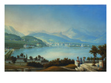 A View of Lake Como Giclee Print by Emanuel Labhardt