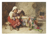 The Little Mother Giclee Print by John Henry Henshall