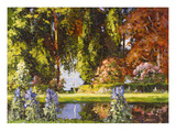 The Garden by the Sea Giclee Print by Tom Mostyn