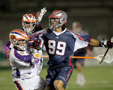 Boston, MA July 23 - Brice Queener and Paul Rabil Fotografie-Druck von Jim Rogash
