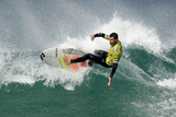 Bells Beach, Australia April 17 - Joel Parkinson Fotografisk tryk af Lucas Dawson