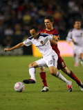 Carson, CA October 1 - Landon Donovan and Will Johnson Photographic Print by Victor Decolongon