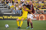 Columbus, OH June 26 - Conor Casey and Josh Gardner Photographic Print by Jamie Sabau