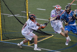 Boston, MA July 9 - Brodie Merrill, Jesse Schwartzman and Ned Crotty Fotografie-Druck von Jim Rogash