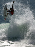 San Clemente, CA September 16 - Kelly Slater Fotografisk tryk af Donald Miralle San Clemente, CA September 16 - Kelly Slater Fotografisk tryk af Donald Miralle