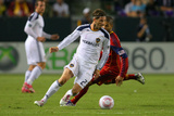 Carson, CA October 1 - Alvaro Saborio and David Beckham Photographic Print by Victor Decolongon
