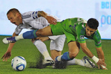 Vancouver, DA September 24 - Fredy Montero and Jay DeMerit Photographic Print by Nick Didlick