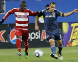 Frisco, TX May 1 - Jair Benitez and Landon Donovan Photographic Print by Brandon Wade