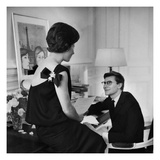 Vogue - Yves Saint-Laurent, Avril 1960 Photographie par Willy Rizzo