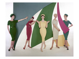 Vogue - February 1959 Fotografisk trykk av William Bell Vogue - February 1959 Fotografisk trykk av William Bell