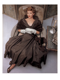 Vogue - October 1948 Photographic Print by John Rawlings