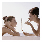 Vogue - Yves Saint-Laurent, Avril 1960 Photographie par  Leombruno-Bodi
