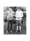 Babe Ruth and Oswald Kirkby, The American Golfer June 5, 1920 Photographic Print