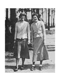 Charlotte Glutting & Aniela Gorczyca American Golfer May 1934 Photographic Print by Acme 