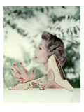 Vogue - November 1957 Reproduction photographique sur papier de qualité par John Rawlings
