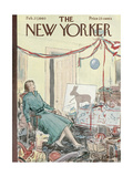 The New Yorker Cover - February 27, 1960 Giclee-trykk av Perry Barlow The New Yorker Cover - February 27, 1960 Giclee-trykk av Perry Barlow