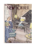 The New Yorker Cover - November 12, 1955 Giclee-trykk av Perry Barlow The New Yorker Cover - November 12, 1955 Giclee-trykk av Perry Barlow