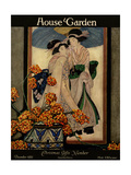 House & Garden Cover - December 1921 Giclee-trykk av Ethel Franklin Betts Baines