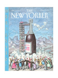 The New Yorker Cover - January 1, 1990 Lámina giclée por John O'brien