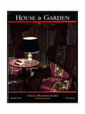 House & Garden Cover - September 1928 Giclee-trykk av Pierre Brissaud