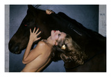 Vogue - February 1977 Photographic Print by Chris Von Wangenheim