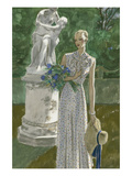 Vogue - June 1932 Gicleetryck av Pierre Mourgue Vogue - June 1932 Gicleetryck av Pierre Mourgue