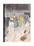 The New Yorker Cover - February 12, 1955 Giclee-trykk av Perry Barlow The New Yorker Cover - February 12, 1955 Giclee-trykk av Perry Barlow