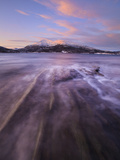 Sunrise over Tjeldsundet in Troms County, Norway Photographic Print by  Stocktrek Images