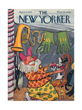 The New Yorker Cover - April 8, 1944 Giclee-trykk av Ludwig Bemelmans The New Yorker Cover - April 8, 1944 Giclee-trykk av Ludwig Bemelmans