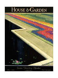 House & Garden Cover - June 1923 Giclee-trykk av H. George Brandt
