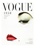 Vogue Cover - January 1950 Giclee-trykk av Erwin Blumenfeld