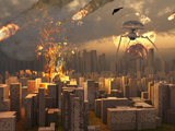 War of the Worlds Photographic Print by  Stocktrek Images