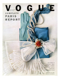 Vogue Cover - March 1951 Lámina giclée de primera calidad por Richard Rutledge