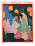 Vogue Cover - July, 1913 Lámina giclée de primera calidad por Helen Dryden