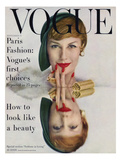 Vogue Cover - September 1957 Lámina giclée de primera calidad por John Rawlings Vogue Cover - September 1957 Lámina giclée de primera calidad por John Rawlings