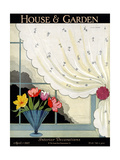 House & Garden Cover - April 1927 Giclee-trykk av H. George Brandt