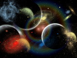 Artist's Concept Illustrating the Edge of Space Photographic Print by  Stocktrek Images