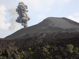 Ash Cloud from Vulcanian Eruption of Anak Krakatau Volcano, Sunda Strait, Java, Indonesia Photographic Print by  Stocktrek Images