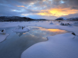 The Fjord of Tjeldsundet in Troms County, Norway Photographic Print by  Stocktrek Images