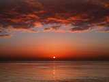 A Layer of Clouds Is Lit by the Rising Sun over Rio De La Plata, Buenos Aires, Argentina Photographic Print by  Stocktrek Images