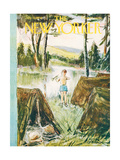 The New Yorker Cover - July 11, 1959 Giclee-trykk av Perry Barlow The New Yorker Cover - July 11, 1959 Giclee-trykk av Perry Barlow