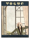 Vogue Cover - September 1930 Gicleetryck av Pierre Mourgue Vogue Cover - September 1930 Gicleetryck av Pierre Mourgue