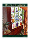 House & Garden Cover - November 1929 Giclee-trykk av Walter Buehr House & Garden Cover - November 1929 Giclee-trykk av Walter Buehr