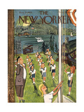 The New Yorker Cover - August 21, 1943 Giclee-trykk av Ludwig Bemelmans The New Yorker Cover - August 21, 1943 Giclee-trykk av Ludwig Bemelmans