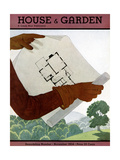 House & Garden Cover - November 1934 Lámina giclée por Georges Lepape