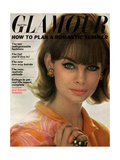 Glamour Cover - April 1963 Gicléedruk van David Bailey