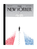 The New Yorker Cover - January 19, 2009 Giclee-trykk av Guy Billout